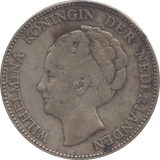 1931 NETHERLANDS 1 GULDEN - SILVER WORLD COINS - Cambridgeshire Coins