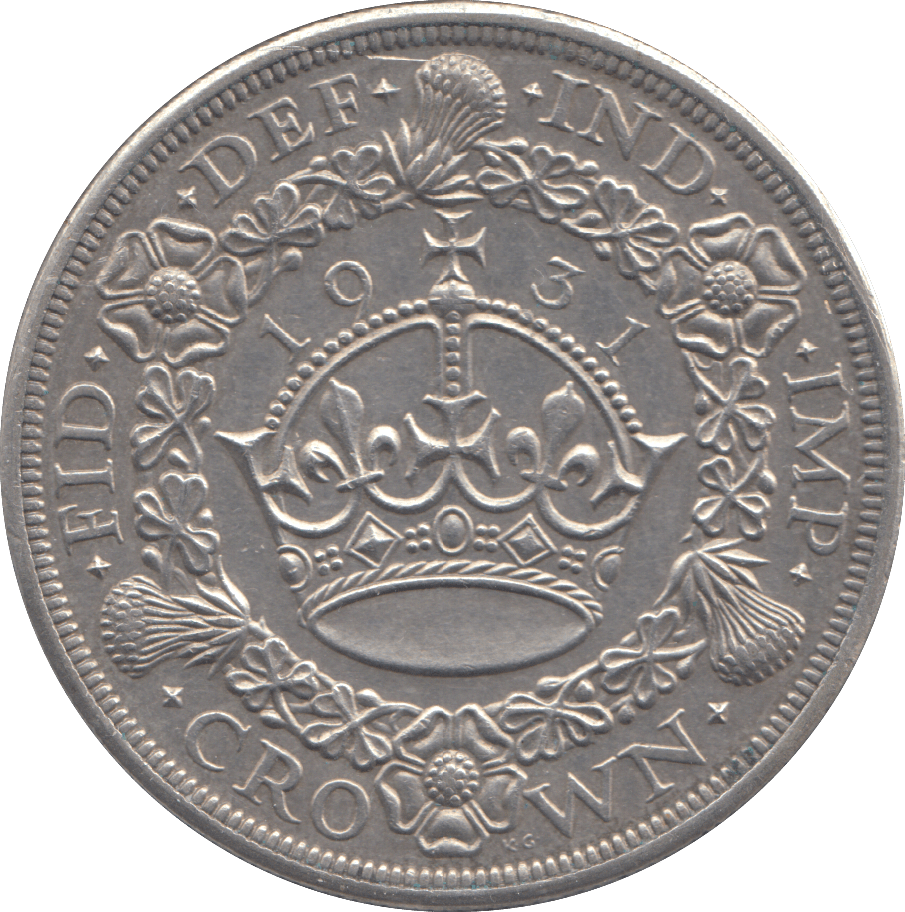 1931 ONE CROWN ( EF ) - CROWN - Cambridgeshire Coins
