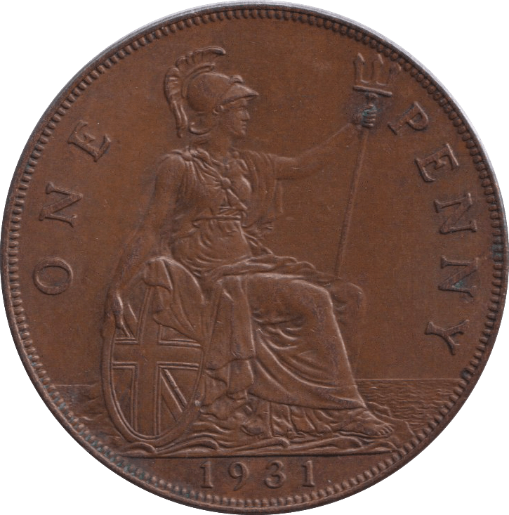 1931 PENNY ( AUNC ) - PENNY - Cambridgeshire Coins