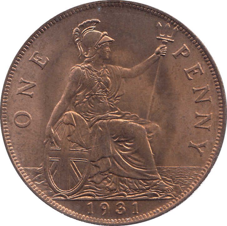 1931 PENNY ( UNC ) - PENNY - Cambridgeshire Coins
