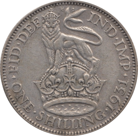 1931 SHILLING ( GVF ) - SHILLING - Cambridgeshire Coins