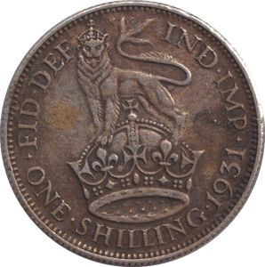 1931 SHILLING ( GVF ) - SHILLING - Cambridgeshire Coins