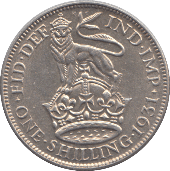 1931 SHILLING ( UNC ) - SHILLING - Cambridgeshire Coins