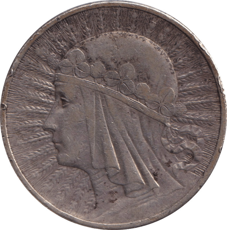 1931 SILVER 10 ZLOTYCH POLAND - SILVER WORLD COINS - Cambridgeshire Coins