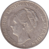 1931 SILVER 2 1/2 GULDEN NETHERLANDS - SILVER WORLD COINS - Cambridgeshire Coins