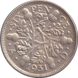 1931 SIXPENCE ( EF ) - SIXPENCE - Cambridgeshire Coins