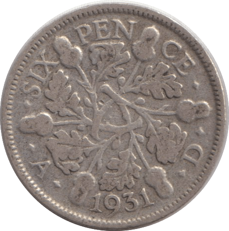 1931 SIXPENCE ( FINE ) - SIXPENCE - Cambridgeshire Coins