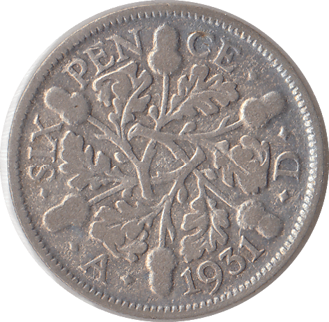 1931 SIXPENCE ( FINE ) - SIXPENCE - Cambridgeshire Coins