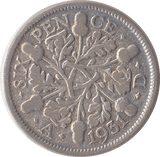 1931 SIXPENCE ( FINE ) - SIXPENCE - Cambridgeshire Coins