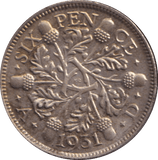 1931 SIXPENCE ( UNC ) - SIXPENCE - Cambridgeshire Coins