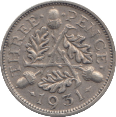 1931 THREEPENCE ( GF ) - THREEPENCE - Cambridgeshire Coins
