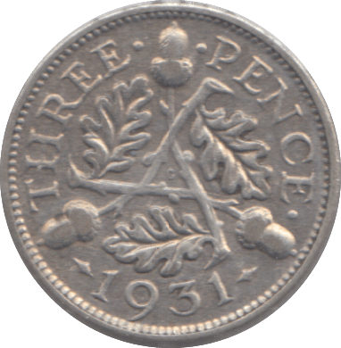 1931 THREEPENCE ( VF ) - THREEPENCE - Cambridgeshire Coins