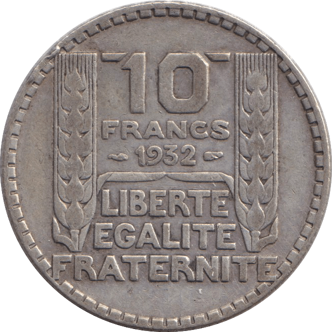 1932 10 FRANCS FRANCE - WORLD COINS - Cambridgeshire Coins
