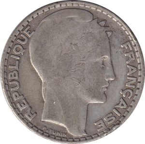 1932 10 FRANCS FRANCE - WORLD COINS - Cambridgeshire Coins