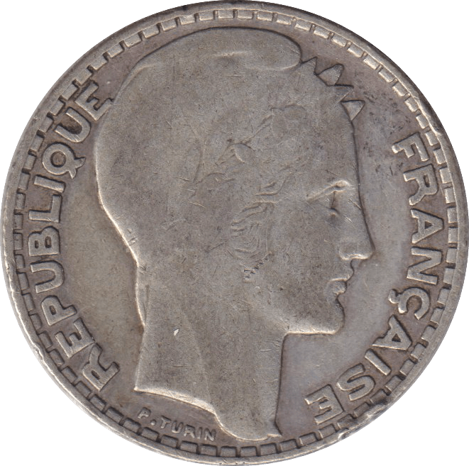 1932 10 FRANCS FRANCE - WORLD COINS - Cambridgeshire Coins