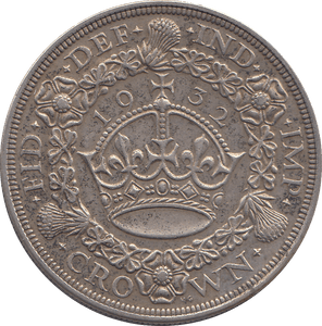 1932 CROWN ( EF ) WREATH - CROWN - Cambridgeshire Coins