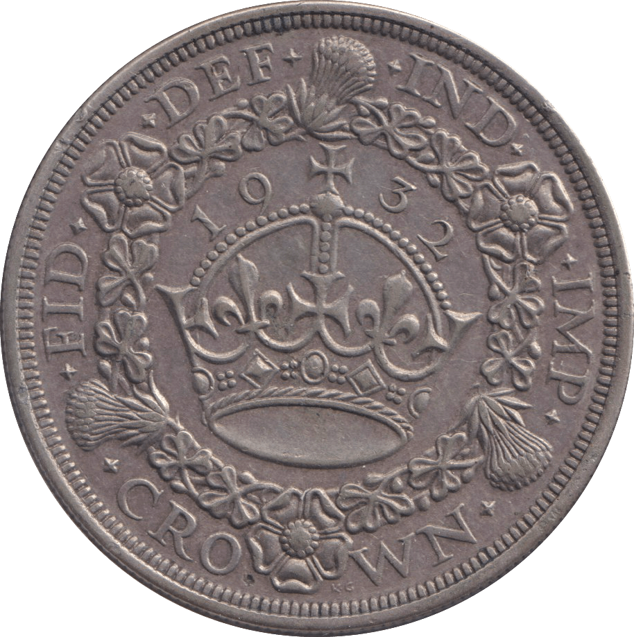 1932 CROWN ( GVF ) - CROWN - Cambridgeshire Coins