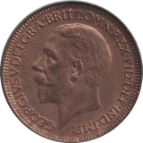 1932 FARTHING ( BU ) - FARTHING - Cambridgeshire Coins