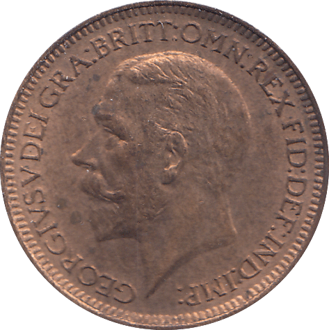 1932 FARTHING ( BU ) - FARTHING - Cambridgeshire Coins