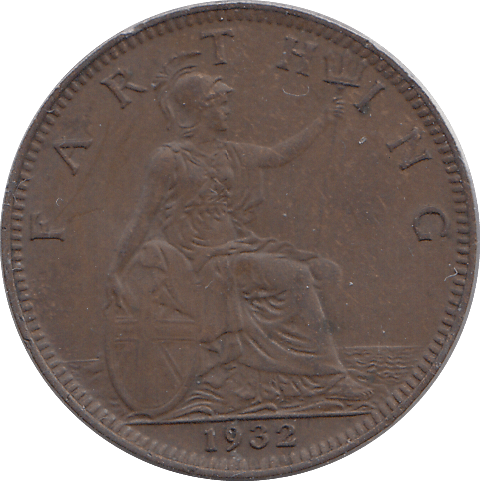 1932 FARTHING ( EF ) - HALFPENNY - Cambridgeshire Coins