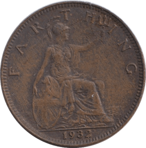 1932 FARTHING ( GF ) - FARTHING - Cambridgeshire Coins