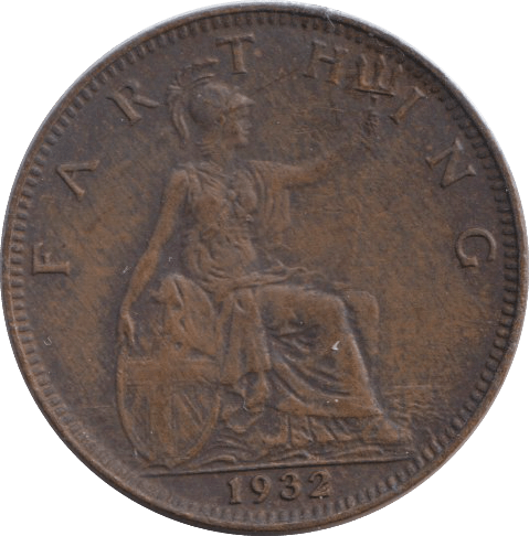 1932 FARTHING ( GF ) - FARTHING - Cambridgeshire Coins