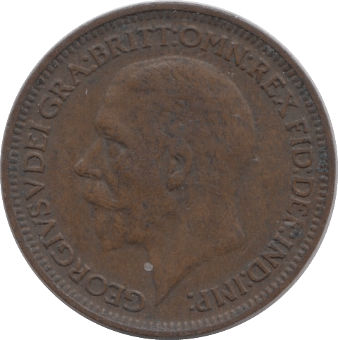 1932 FARTHING ( GVF ) - Farthing - Cambridgeshire Coins