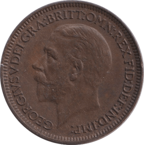 1932 FARTHING ( GVF ) - FARTHING - Cambridgeshire Coins