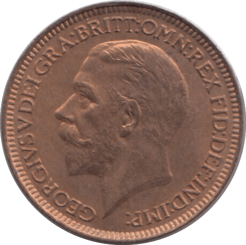 1932 FARTHING ( UNC ) - Farthing - Cambridgeshire Coins