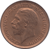1932 FARTHING ( UNC ) - Farthing - Cambridgeshire Coins