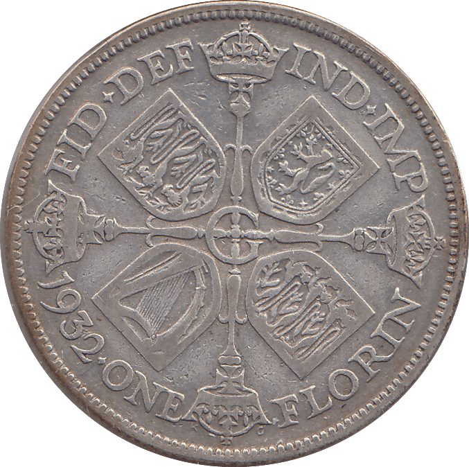 1932 FLORIN ( GF ) - FLORIN - Cambridgeshire Coins
