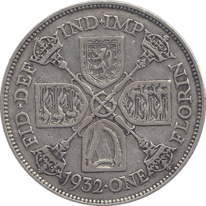 1932 FLORIN ( GF ) - FLORIN - Cambridgeshire Coins