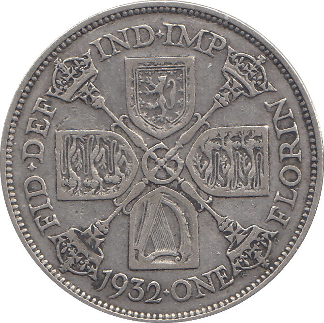 1932 FLORIN ( GF ) - FLORIN - Cambridgeshire Coins