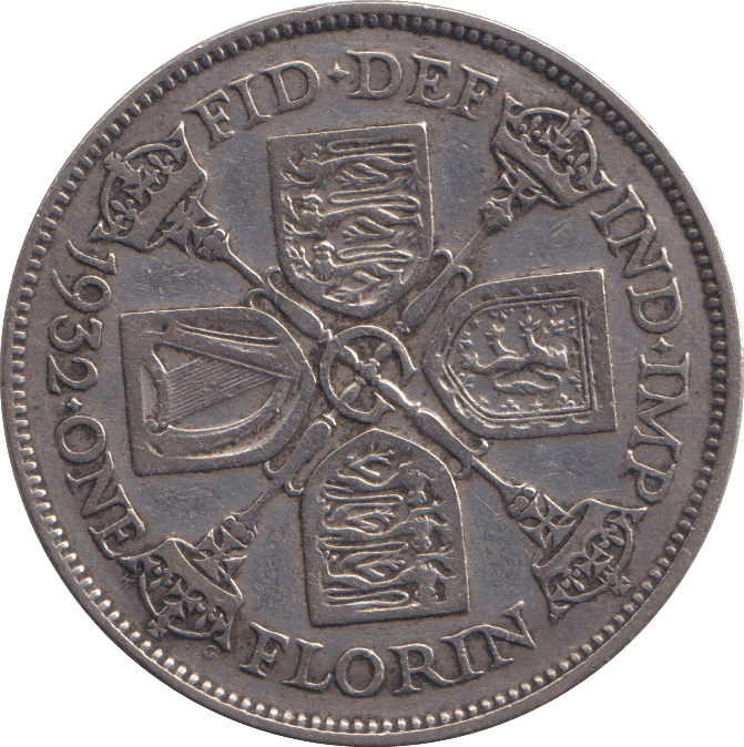 1932 FLORIN ( GF ) - FLORIN - Cambridgeshire Coins