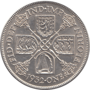 1932 FLORIN ( UNC ) - FLORIN - Cambridgeshire Coins