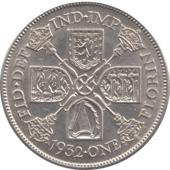 1932 FLORIN ( UNC ) - FLORIN - Cambridgeshire Coins