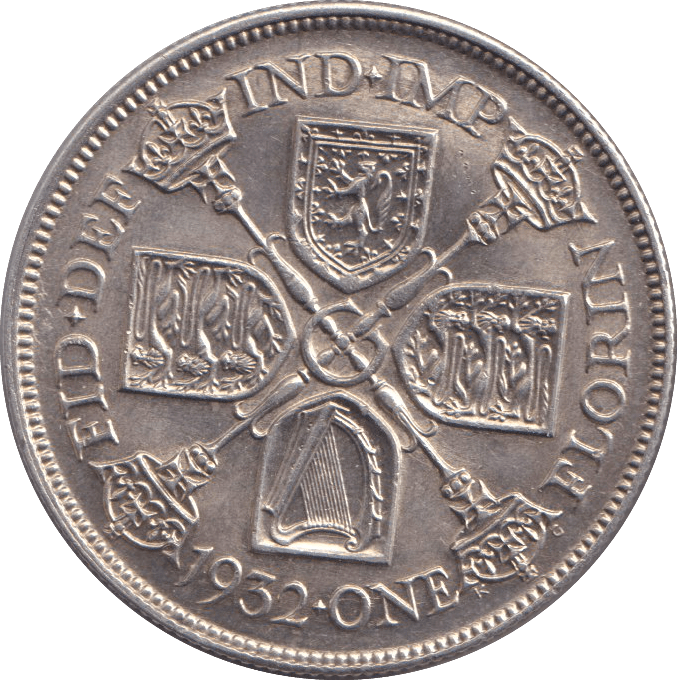 1932 FLORIN ( UNC ) - FLORIN - Cambridgeshire Coins