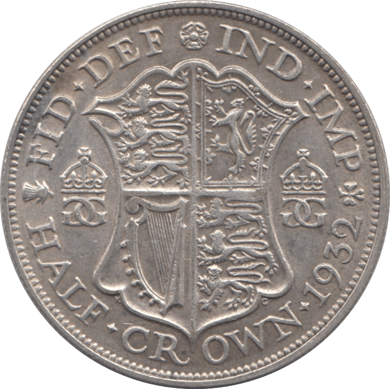 1932 HALFCROWN ( EF ) - HALFCROWN - Cambridgeshire Coins