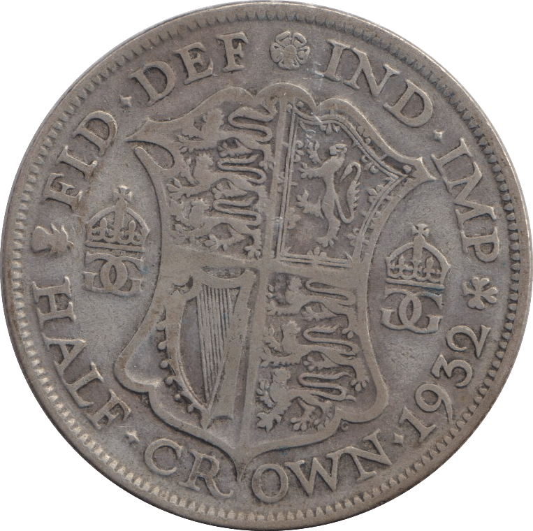 1932 HALFCROWN ( FINE ) - HALFCROWN - Cambridgeshire Coins