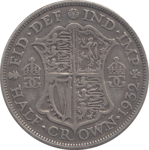 1932 HALFCROWN ( FINE ) - HALFCROWN - Cambridgeshire Coins