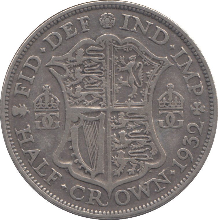 1932 HALFCROWN ( FINE ) - HALFCROWN - Cambridgeshire Coins