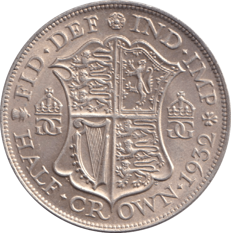 1932 HALFCROWN ( UNC ) - HALFCROWN - Cambridgeshire Coins