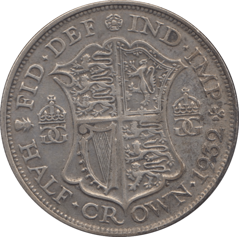 1932 HALFCROWN ( VF ) - Halfcrown - Cambridgeshire Coins