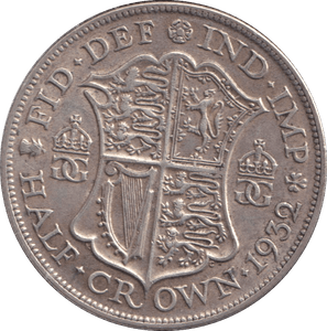 1932 HALFCROWN ( VF ) - HALFCROWN - Cambridgeshire Coins