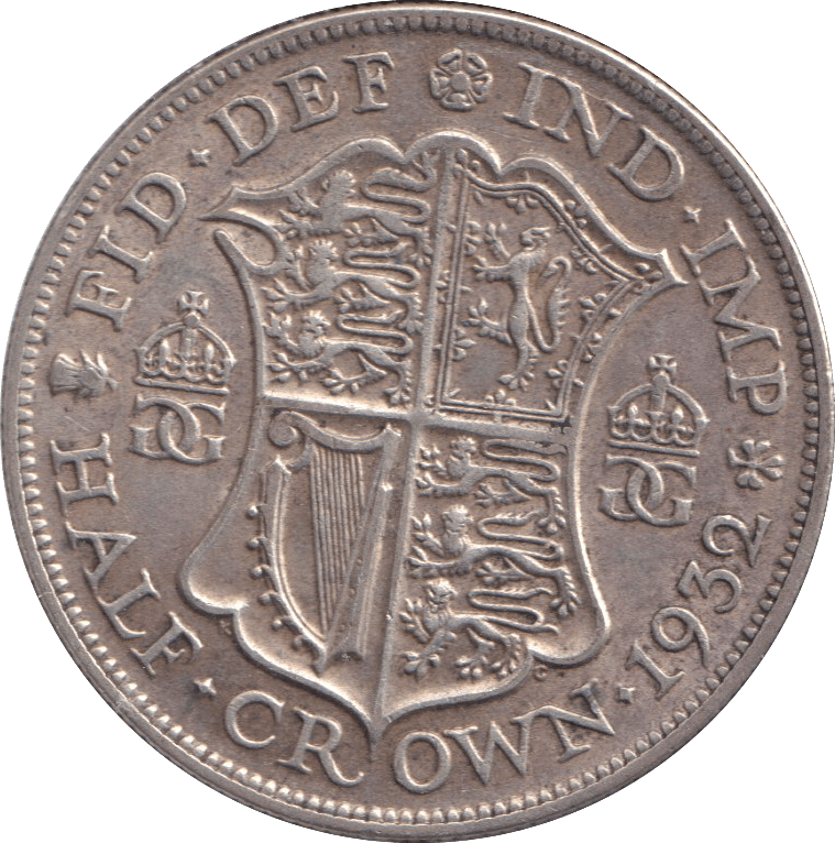 1932 HALFCROWN ( VF ) - HALFCROWN - Cambridgeshire Coins