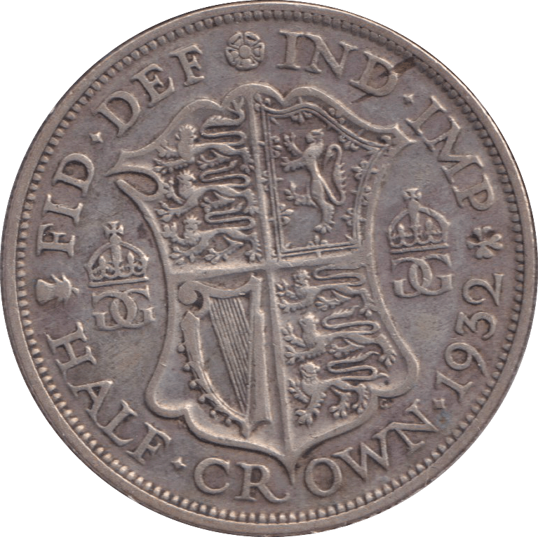 1932 HALFCROWN ( VF ) - HALFCROWN - Cambridgeshire Coins