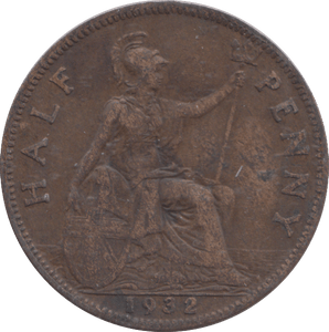 1932 HALFPENNY ( GF ) - HALFPENNY - Cambridgeshire Coins