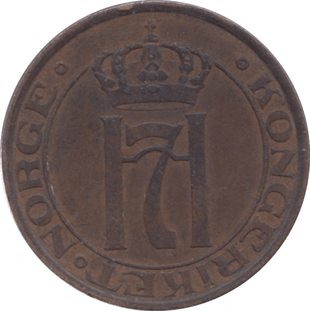 1932 NORWAY 5 ORE - WORLD COINS - Cambridgeshire Coins