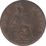 1932 PENNY ( AUNC ) - PENNY - Cambridgeshire Coins