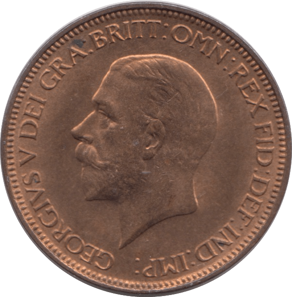 1932 PENNY ( UNC ) 1 - Penny - Cambridgeshire Coins
